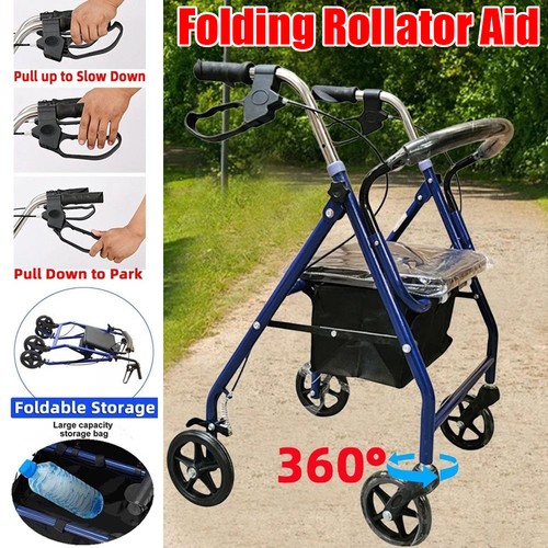 Folding rollator disablity aid - disablity,