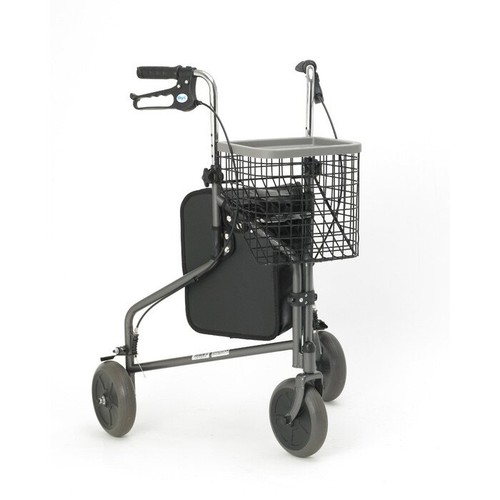 Three wheeled rollator - wheeled, walker