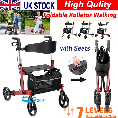 Lightweight foldable rollator - lightweight,