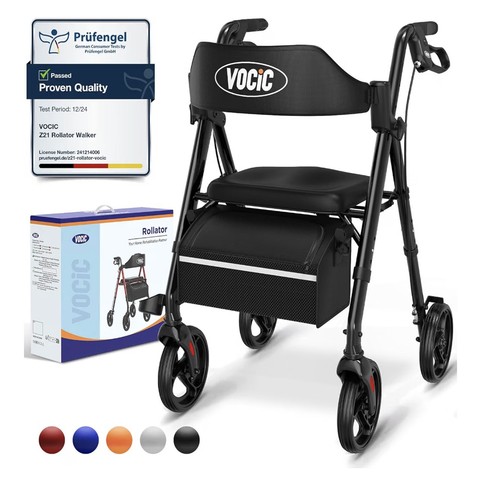 Vocic rollator walker with - walker,