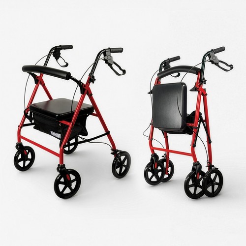 Aidapt red rollator - aidapt,