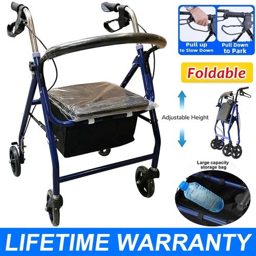 Folding rollator walker - folding,