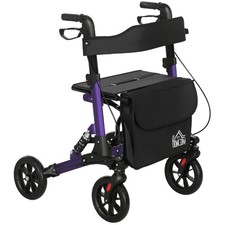 HOMCOM Folding Rollator Walker