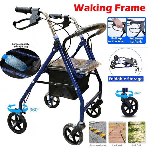 Folding rollator walker - folding,