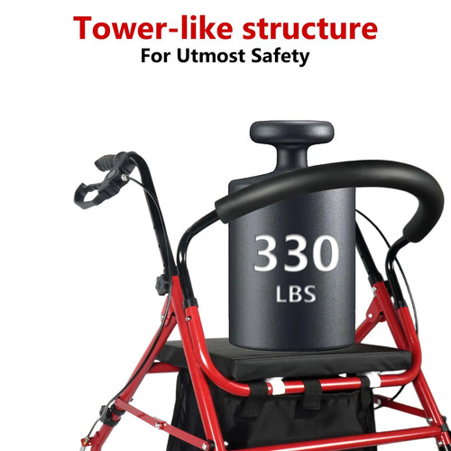 Folding rollator walker - rollator,