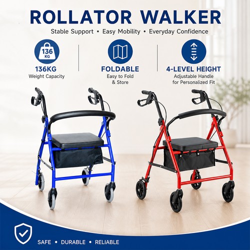 Folding wheel rollator - folding, 4