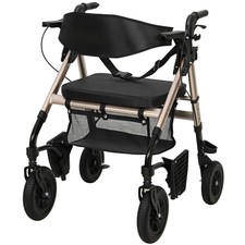 HOMCOM 2-in-1 Mobility Walker