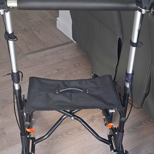 Foldable rollator walker with - foldable,