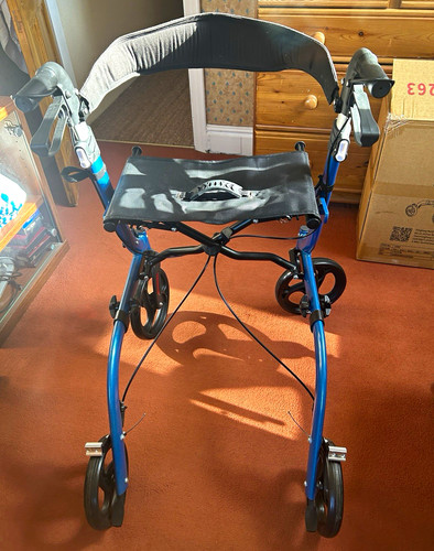 New wheel rollator walker - new,