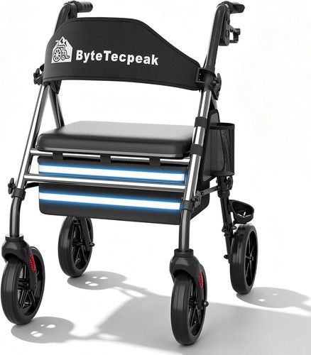 Lightweight folding rollator - lightweight,