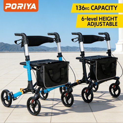 Lightweight foldable rollator - lightweight,