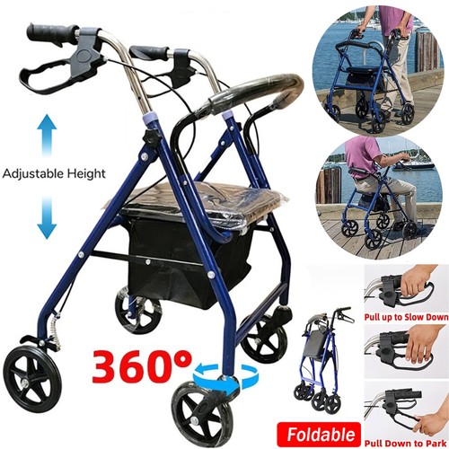 Folding rollator walker - folding,