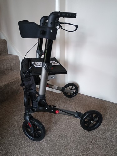 Homcom folding rollator - rollator, walker