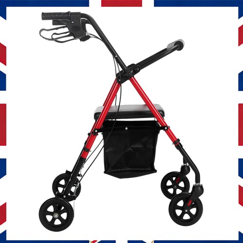 Aluminium rollator walker - aluminium,