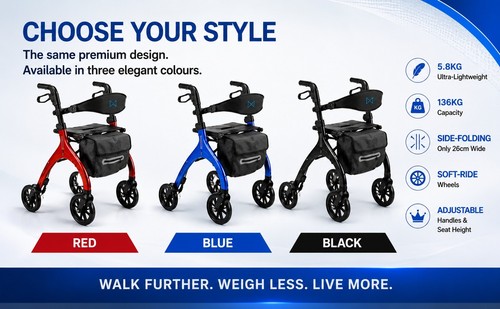 Monarch mobility flux rollator - monarch,