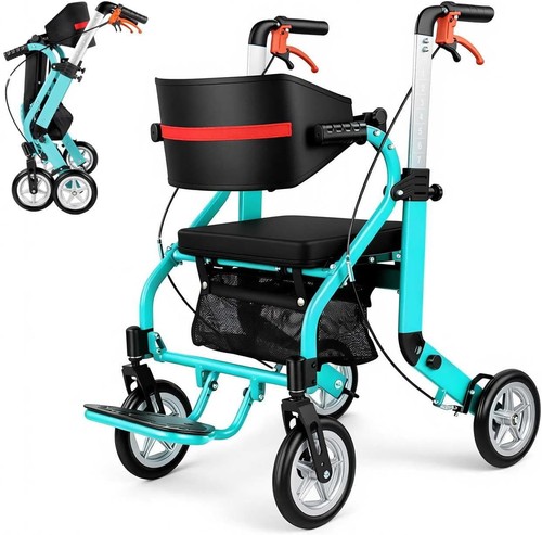 Gics folding rollator - folding,