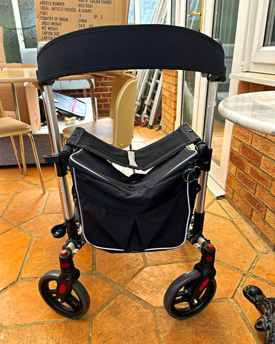 Wheel foldable rollator - 4-wheel,