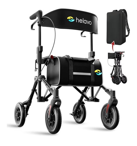 Helavo travel rollator with