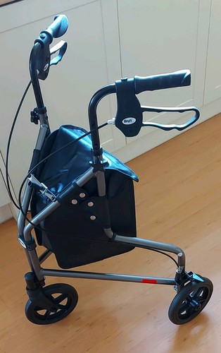 Wheeled walker silver grey - 3,