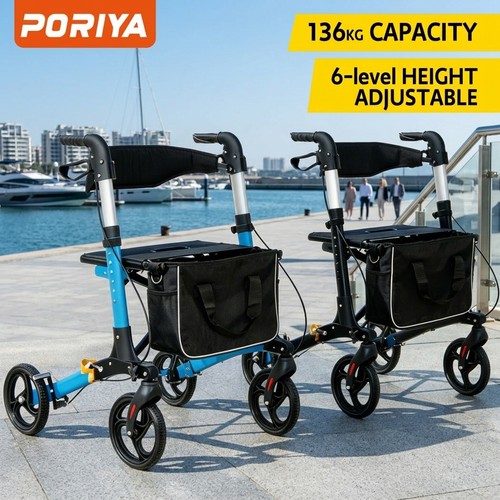 Poriya rollator walker folding - poriya,
