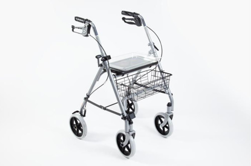 Steel folding rollator - rollator,