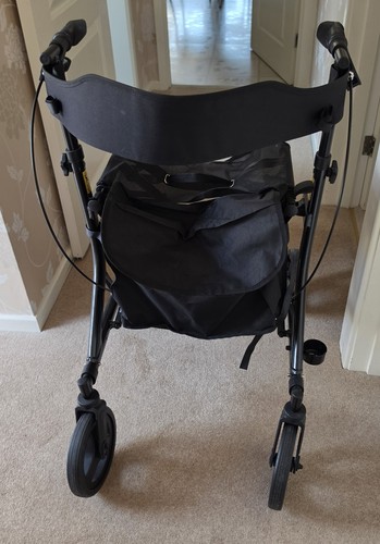 Black wheel rollator walker - 4,