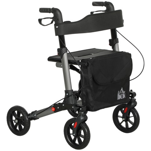 Lightweight folding rollator - folding,